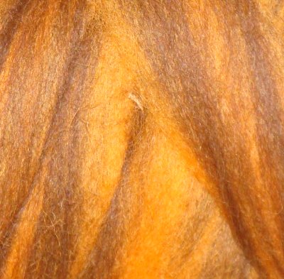 Alpaka-Corriedale-Mischung Tangerine