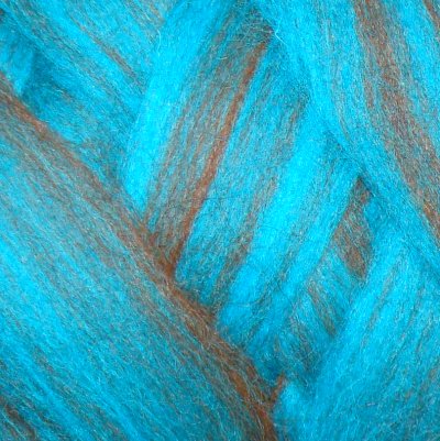 Alpaka-Corriedale-Mischung Turquoise